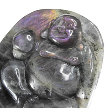 Load image into Gallery viewer, Purple Labradorite Buddha # 105