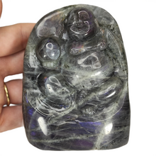 Load image into Gallery viewer, Purple Labradorite Buddha # 105