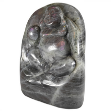Load image into Gallery viewer, Purple Labradorite Buddha # 105