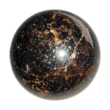 Load image into Gallery viewer, Garnet Sphere with Star # 117