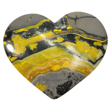 Load image into Gallery viewer, Bumblebee Jasper Heart # 142