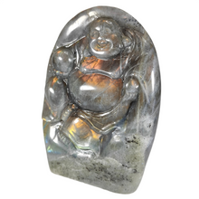 Load image into Gallery viewer, Purple Labradorite Buddha # 162