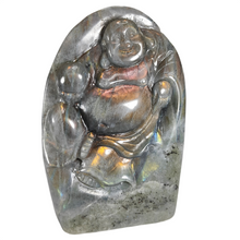Load image into Gallery viewer, Purple Labradorite Buddha # 162