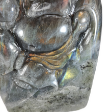 Load image into Gallery viewer, Purple Labradorite Buddha # 162