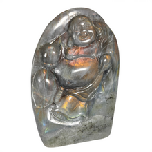 Load image into Gallery viewer, Purple Labradorite Buddha # 162