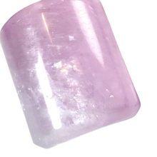 Load image into Gallery viewer, Kunzite Cylinder Pendant with Sterling Silver Box Chain #174