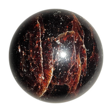 Load image into Gallery viewer, Garnet Sphere with Star # 197