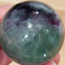 Load image into Gallery viewer, Rainbow Fluorite Sphere # 177

