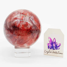 Load image into Gallery viewer, Fire Quartz Sphere # 123