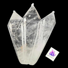 Load image into Gallery viewer, Clear Quartz Triple Terminated Tower # 144
