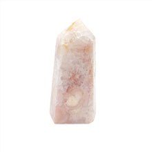 Load image into Gallery viewer, Flower Agate + Pink Amethyst Point # 190