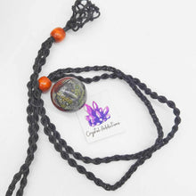 Load image into Gallery viewer, Macrame Interchangeable Necklace + Sphere

