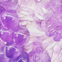 Load image into Gallery viewer, Lavender Quartz Unique Carving + Custom Sandalwood Stand # 17
