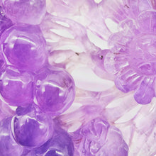 Load image into Gallery viewer, Lavender Quartz Unique Carving + Custom Sandalwood Stand # 17