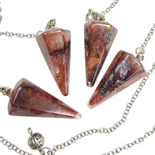 Load image into Gallery viewer, SHANNON MANUEL - Fire Quartz Sterling Silver Pendulum