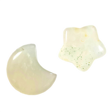 Load image into Gallery viewer, Flower Agate Star & Moon Set