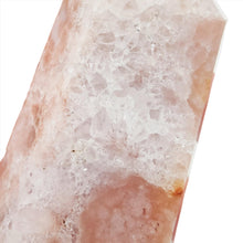 Load image into Gallery viewer, Flower Agate + Pink Amethyst Point # 190