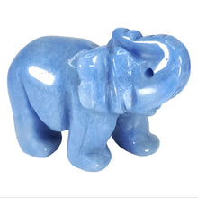 Load image into Gallery viewer, Blue Aventurine Elephant # 125