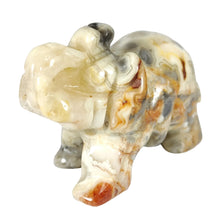 Load image into Gallery viewer, Crazy Lace Agate Elephant # 96