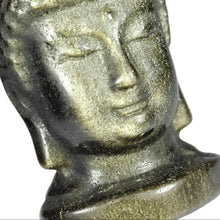Load image into Gallery viewer, Golden Sheen Obsidian Buddha Head # 51
