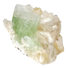 Load image into Gallery viewer, Green Apophyllite + Stilbite Cluster # 174