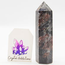 Load image into Gallery viewer, Arfvedsonite + Garnet Point # 47