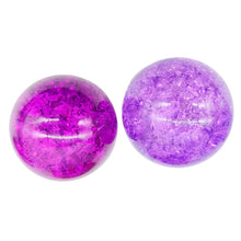 Load image into Gallery viewer, Fire & Ice Quartz Sphere - Purple & Magenta