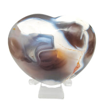 Load image into Gallery viewer, Orca Agate Heart # 35
