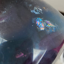 Load image into Gallery viewer, Rainbow Fluorite Heart # 133