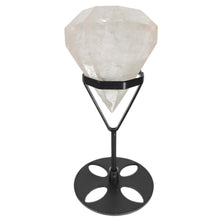 Load image into Gallery viewer, Clear Quartz Diamond + Stand # 109