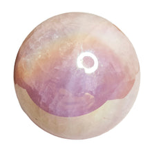 Load image into Gallery viewer, Aura Rose Quartz Sphere XL #52