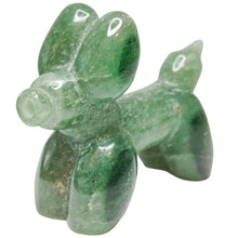 Load image into Gallery viewer, Green Strawberry Quartz Balloon Dog # 156
