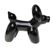 Load image into Gallery viewer, Golden Sheen Obsidian Balloon Dog # 81