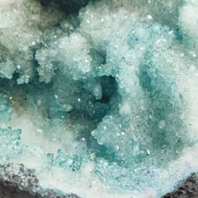 Load image into Gallery viewer, Quartz Geode (Dyed Blue) # 139