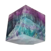 Load image into Gallery viewer, VERONICA VAN MASTRIGT - Rainbow Fluorite Cube # 93