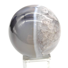Load image into Gallery viewer, Black Agate Sphere # 197