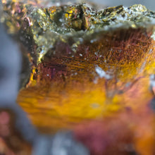 Load image into Gallery viewer, Rainbow Chalcopyrite Iceland Spar Specimen # 137