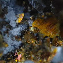 Load image into Gallery viewer, Rainbow Chalcopyrite Iceland Spar Specimen # 137