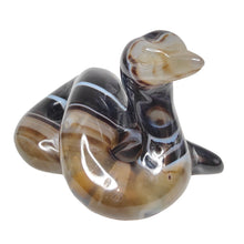 Load image into Gallery viewer, VERONICA VAN MASTRIGT - Black Banded Agate Snake # 71