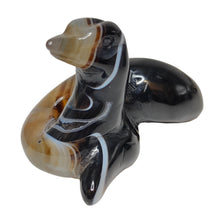 Load image into Gallery viewer, VERONICA VAN MASTRIGT - Black Banded Agate Snake # 71