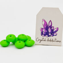 Load image into Gallery viewer, Beads - Silicone Plain Lentils 12mm