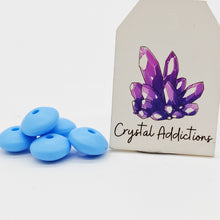 Load image into Gallery viewer, Beads - Silicone Plain Lentils 12mm