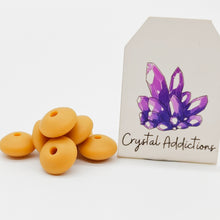 Load image into Gallery viewer, Beads - Silicone Plain Lentils 12mm