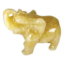 Load image into Gallery viewer, Orange Calcite Elephant # 8