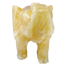 Load image into Gallery viewer, Orange Calcite Elephant # 8