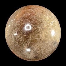 Load image into Gallery viewer, Scenic Garden Quartz with Golden Rutile Sphere # 52