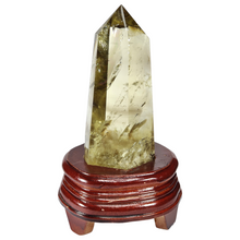 Load image into Gallery viewer, BEVERLY MILLER - Smoky Citrine Phantom Blue Needle Tower # 77