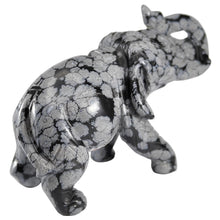 Load image into Gallery viewer, Snowflake Obsidian Elephant P.I # 55