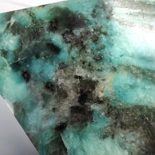 Load image into Gallery viewer, Amazonite + Smoky Quartz Pyramid # 23