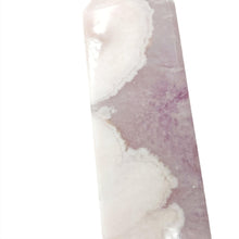 Load image into Gallery viewer, Flower Agate Point + Amethyst Inclusions # 99